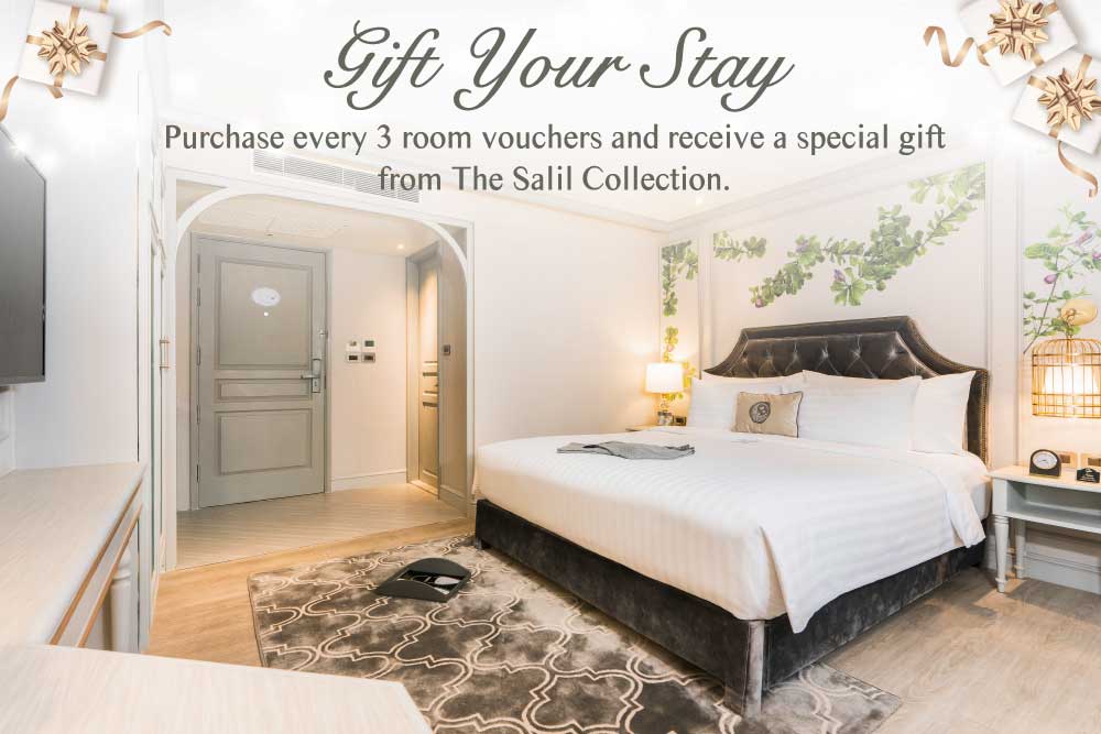 3 Vouchers of Premier Room with Breakfast + Free a Salil Collection Umbrella