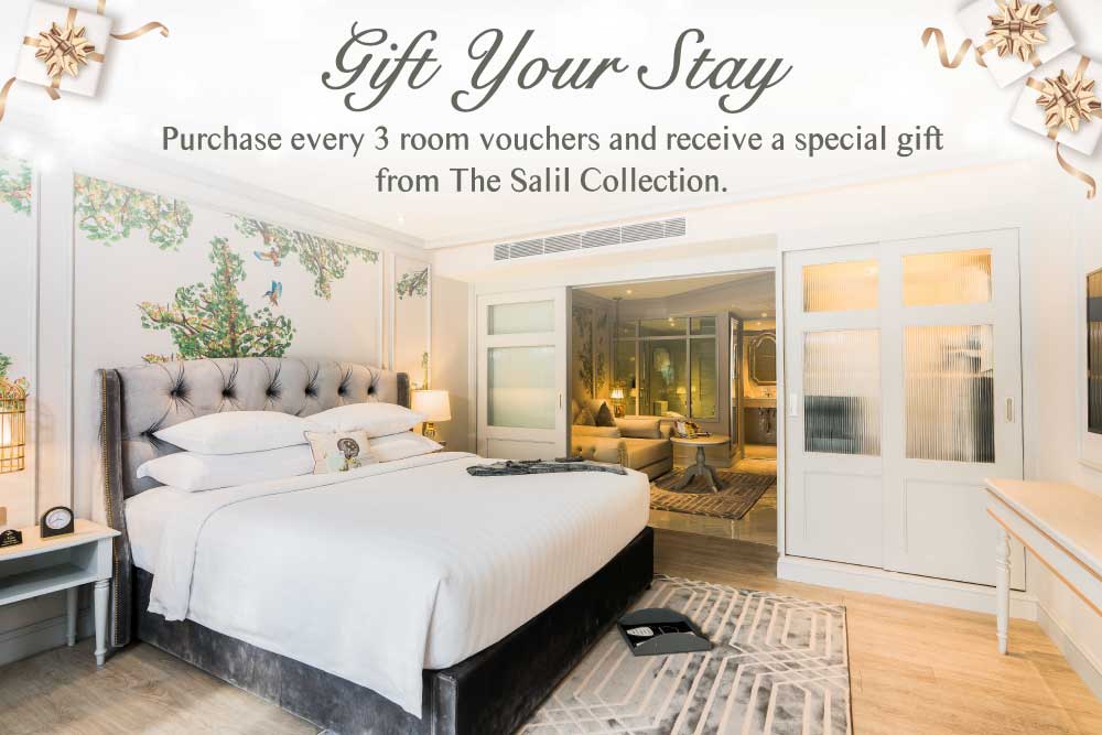 3 Vouchers of The Living Suite with Breakfast + Free a Salil Collection Baby Bo